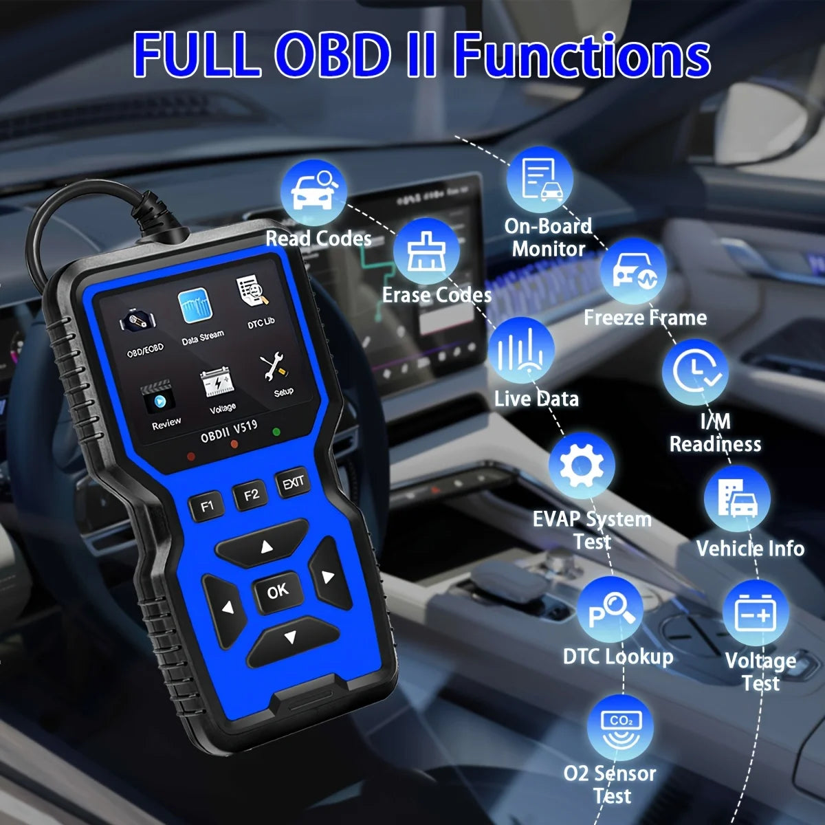 OBD2 Scanner Diagnostic Code Reader