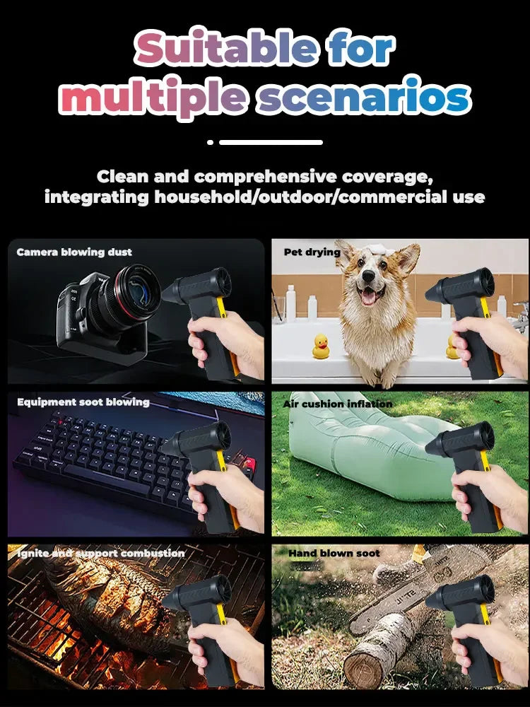 4 Speed Electric Turbo Jet Fan